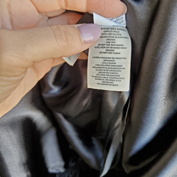 RACHEL Rachel Roy | Faux Suede Black Dress | Size 2 - Picture 6 of 7